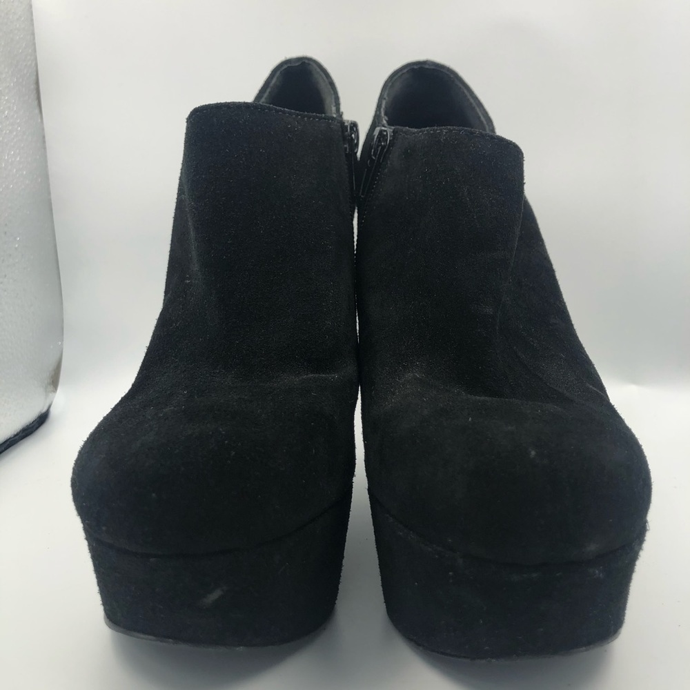 Steve Madden Black Suede Leather Wedge Size 8.5 M - Picture 11 of 16